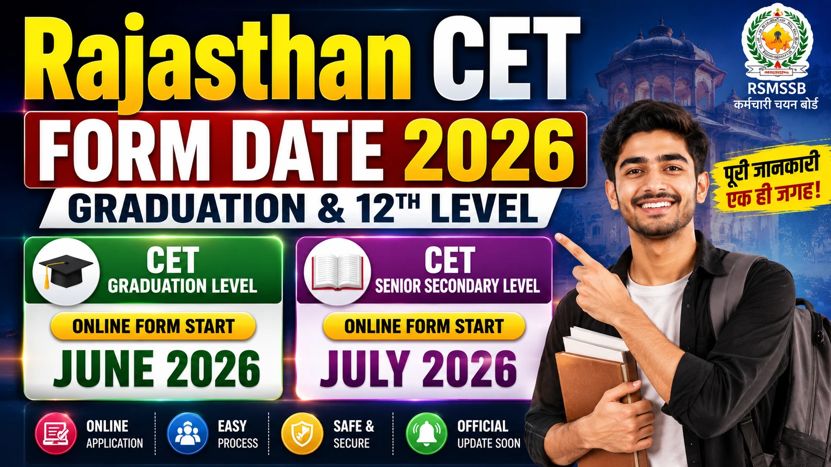 Rajasthan CET